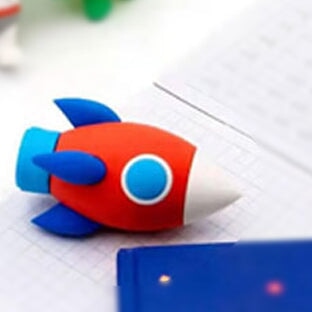 Rocket Design puzzle eraser ( Rocket eraser ) stationery KidosPark