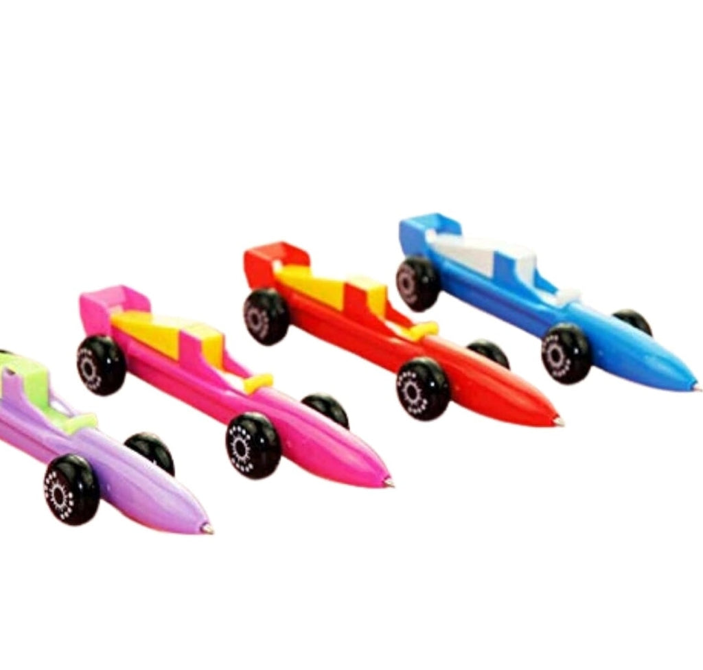 Rolling Wheels Car-Shaped Pens: Fun and Functional Writing Tools - Pack of 2 stationery KidosPark