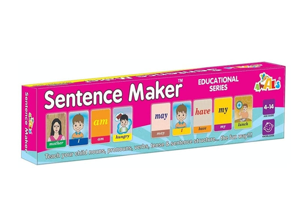 Sentence maker - Fun way of teaching kids nouns, pronouns, verbs, tense and sentence structure Educational toy KidosPark