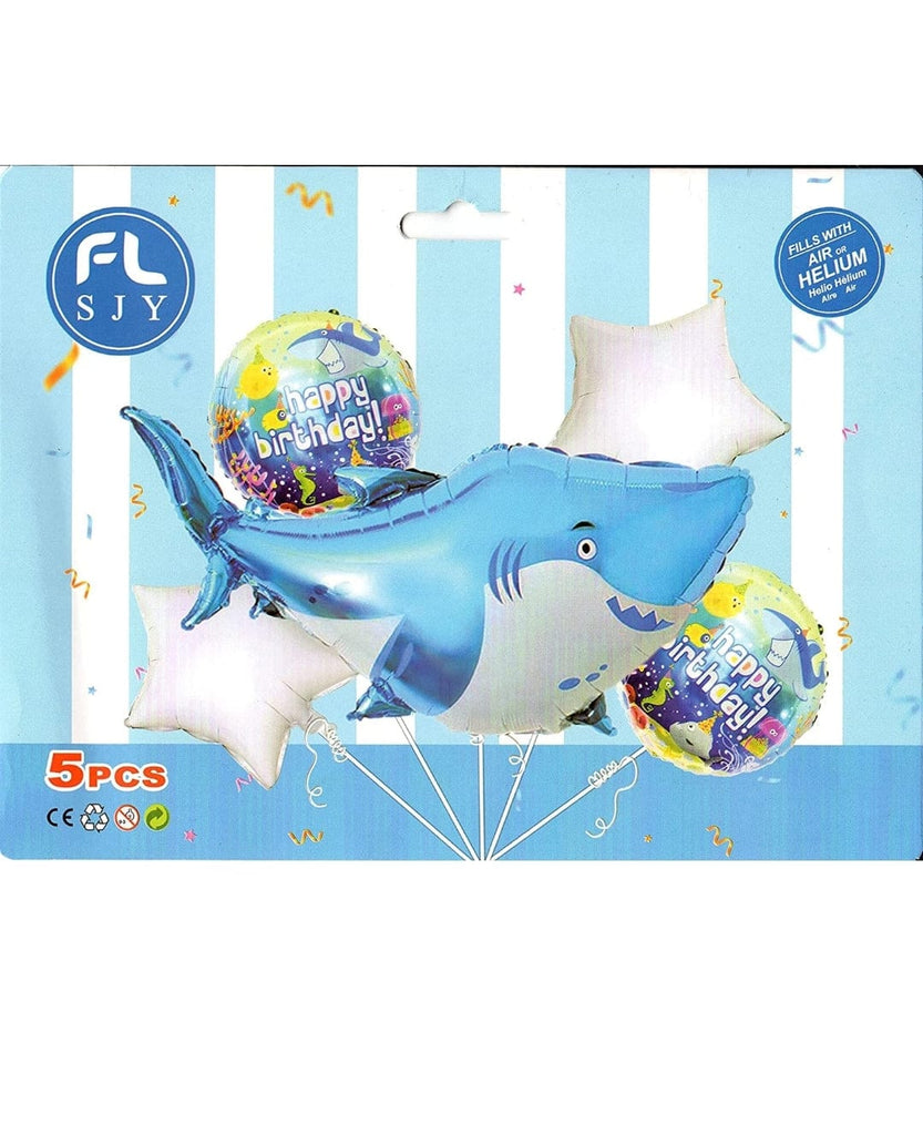 Shark Theme based Foil Balloon for birthday party decoration Birthday Party DŽcor KidosPark