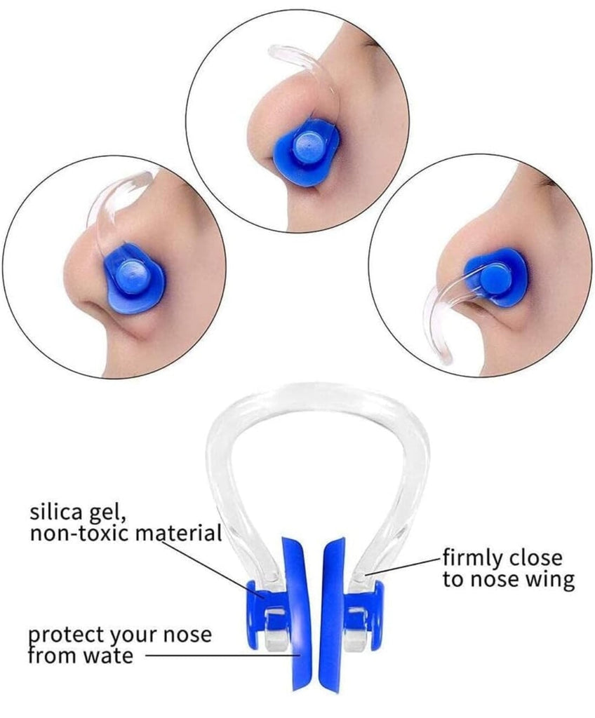 Silicone Nose Clip and Ear Plugs Set: Enhance Your Water Activities Kidospark