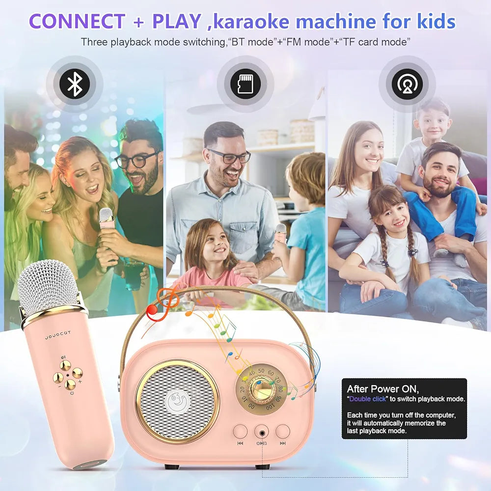 Sing Anywhere with Kidospark Karaoke C20 Plus System Headphones KidosPark