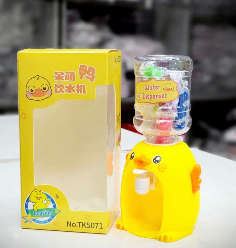 Small Cute Multicolour Duck Water Dispenser with Multicolour Clay Small Water dispenser for Kids (200 g) Art and Crafts KidosPark