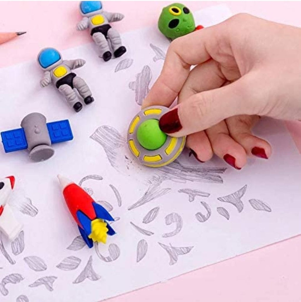 Space/ Astronaut designed erasers for kids stationery KidosPark