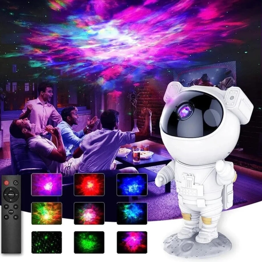 Starry night galaxy astronaut lamp for room Lamp KidosPark