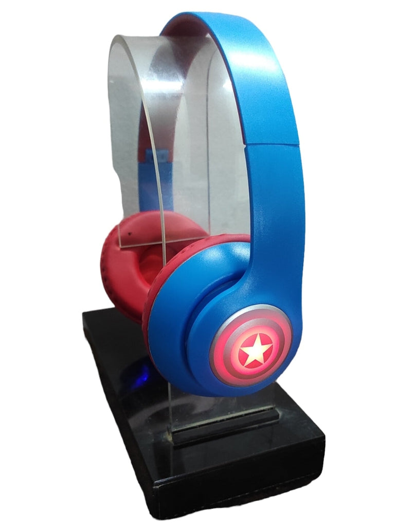 Superhero bluetooth wireless Headphones - Blue Headphones KidosPark