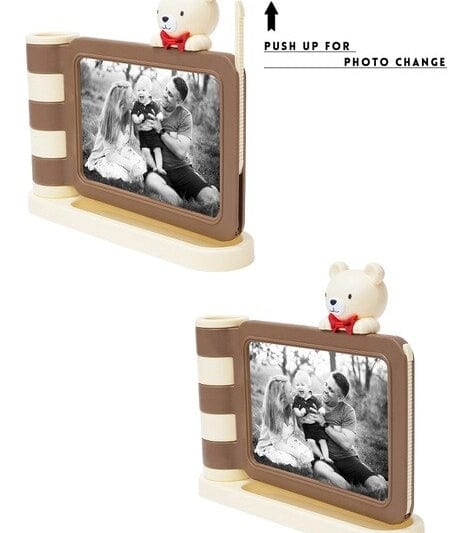Teddy bear photo frame with Pen holder for kids Picture Frame KidosPark