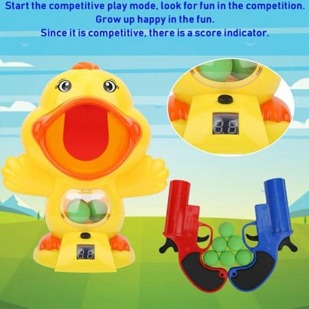 The hungry duck feeding gun game Toy KidosPark