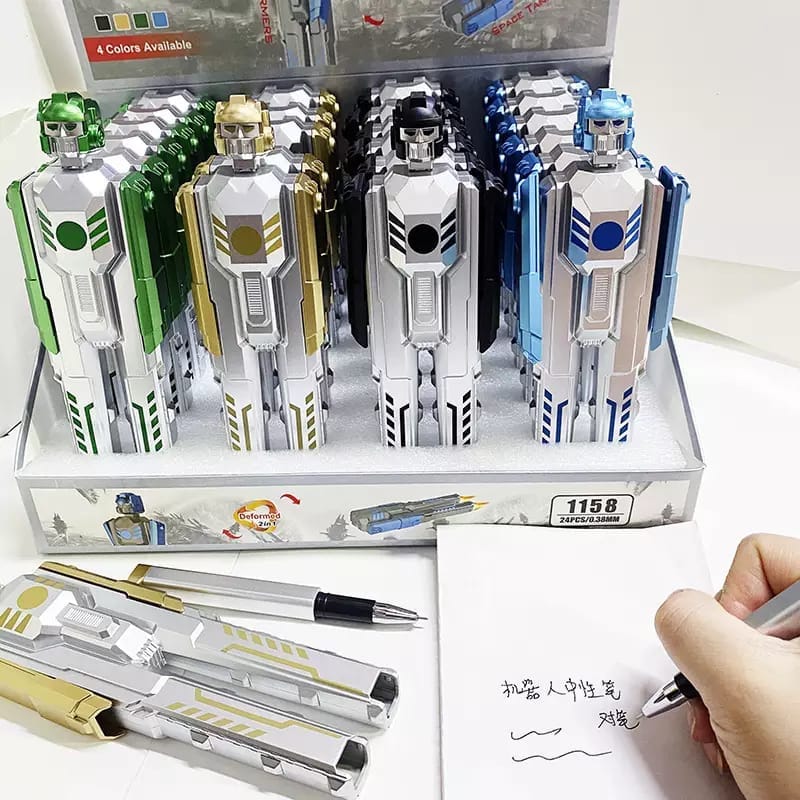 Transformer double ball point pen for kids stationery KidosPark