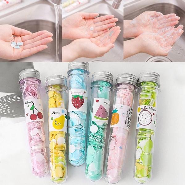 Travel hand flower fragrance paper soap bottle - 20g ( Pack of 2) Health, Hygiene and Beauty KidosPark