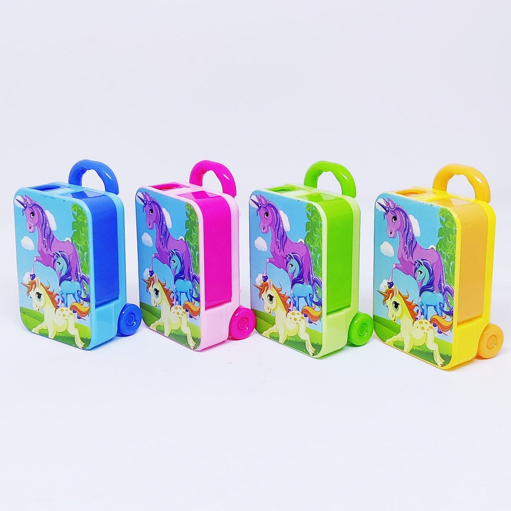 Trolley Erasers and sharpener for Kids / Erasers and sharpener in a Trolley Box for Kids stationery KidosPark