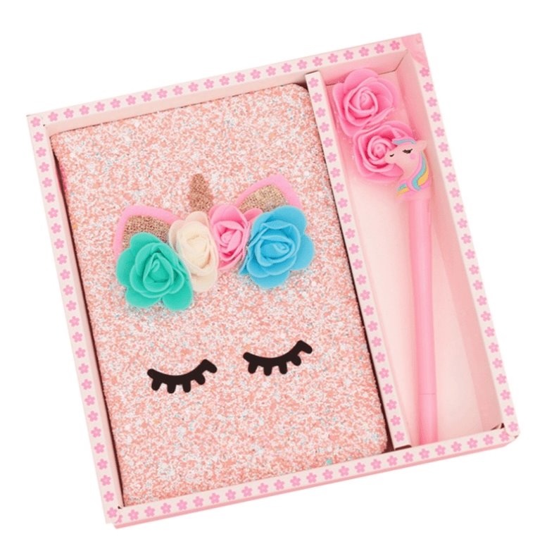 Unicorn Diary and pen Gift pack Diary KidosPark