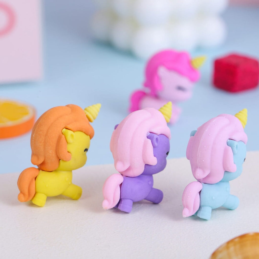 Unicorn Erasers for Kids ( Pack of 4) stationery KidosPark