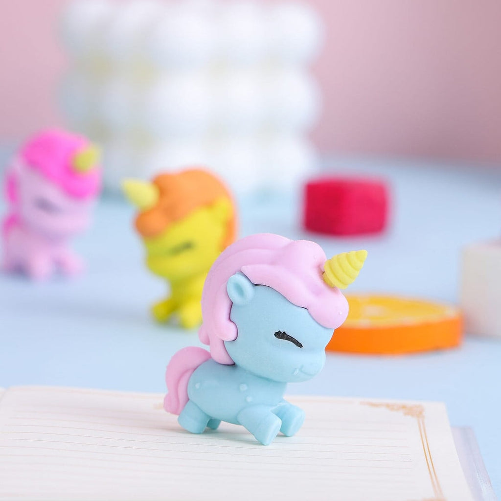 Unicorn Erasers for Kids ( Pack of 4) stationery KidosPark