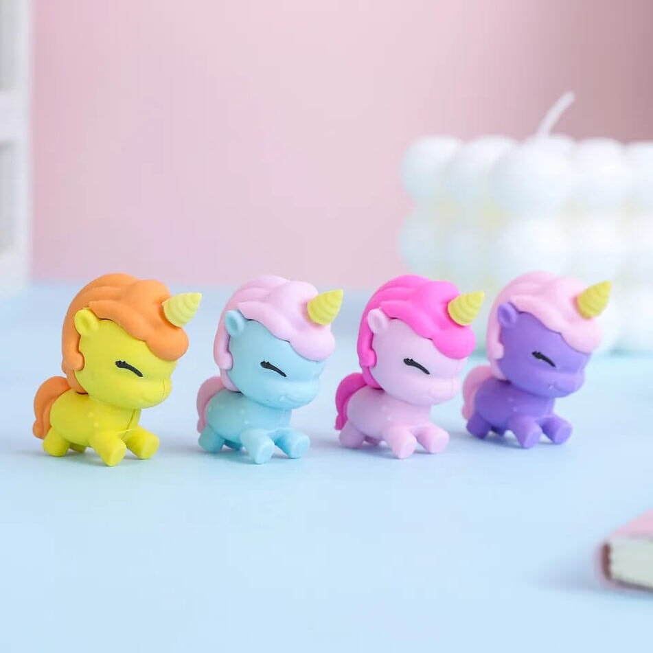 Unicorn Erasers for Kids ( Pack of 4) stationery KidosPark