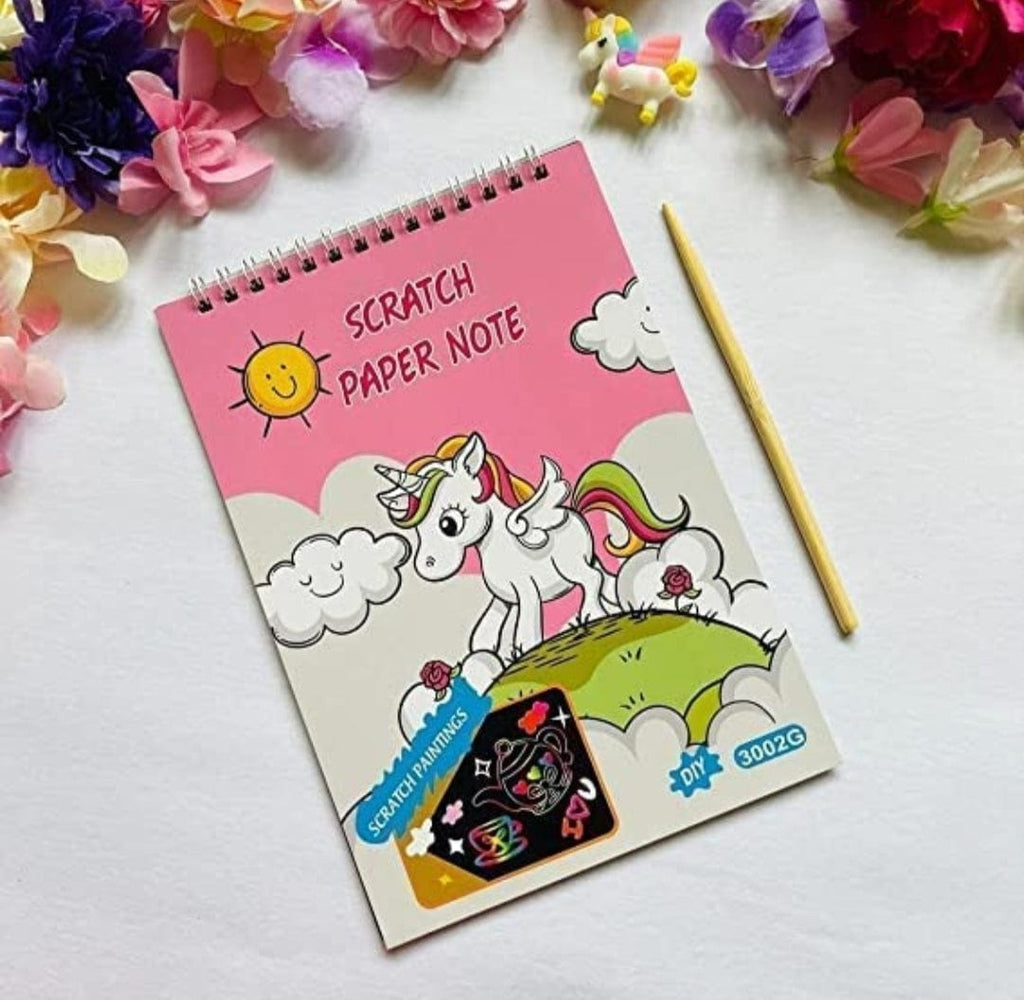 Unicorn scratch book Diary KidosPark