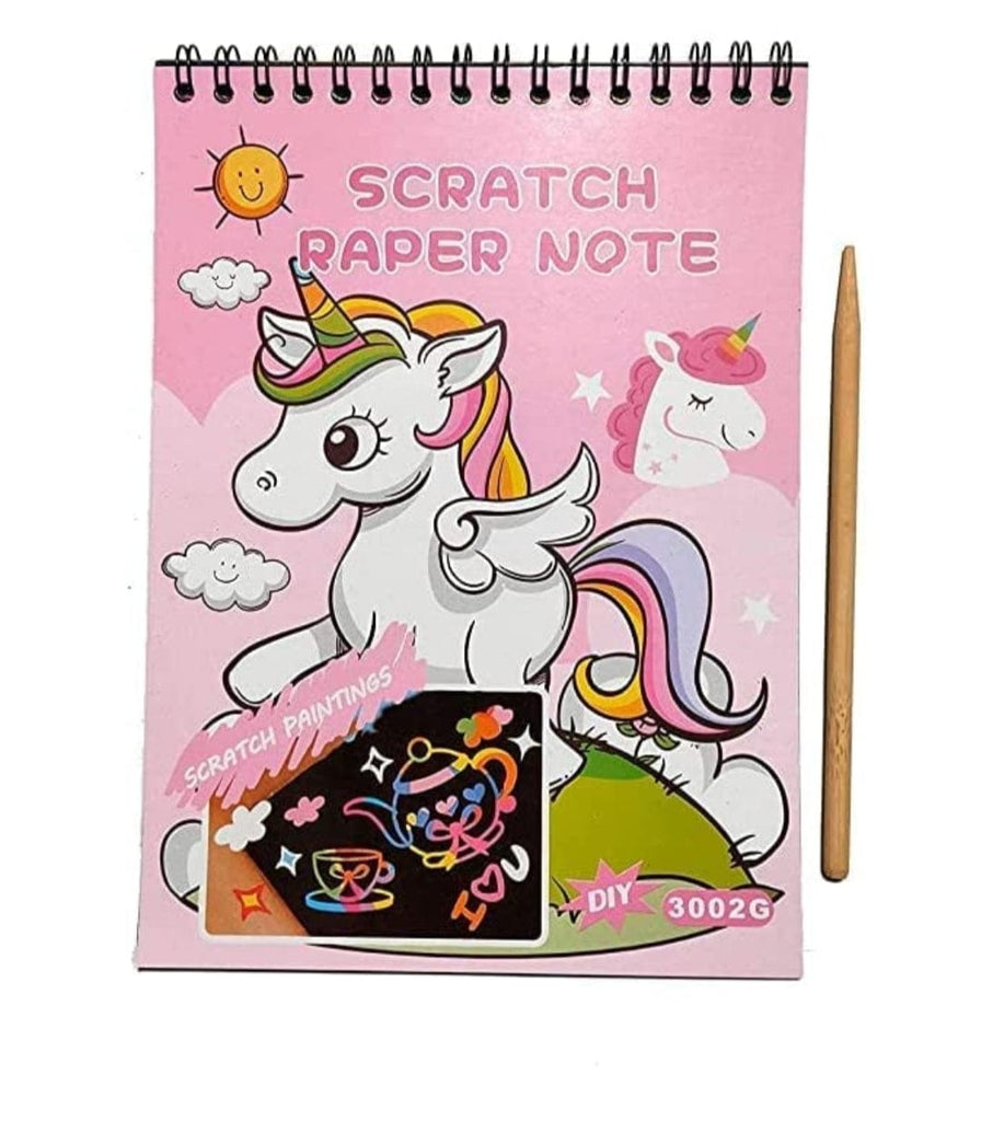 Unicorn scratch book Diary KidosPark