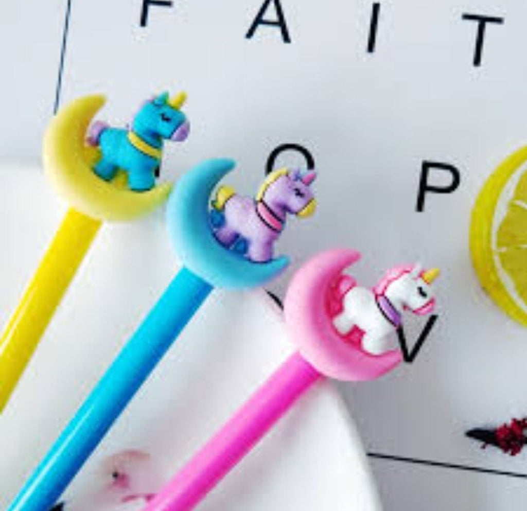 Unicorn Styled Pen for kids - Pack of 3 stationery KidosPark