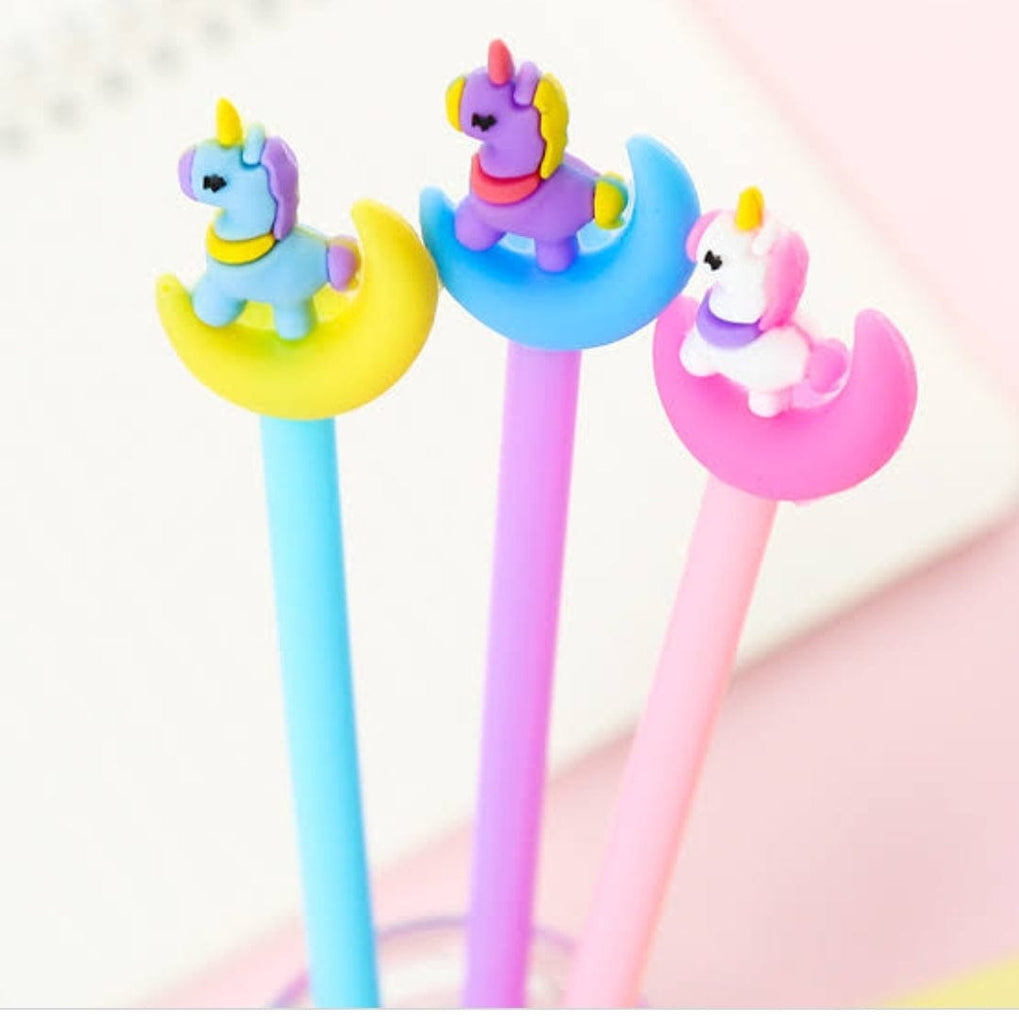 Unicorn Styled Pen for kids - Pack of 3 stationery KidosPark