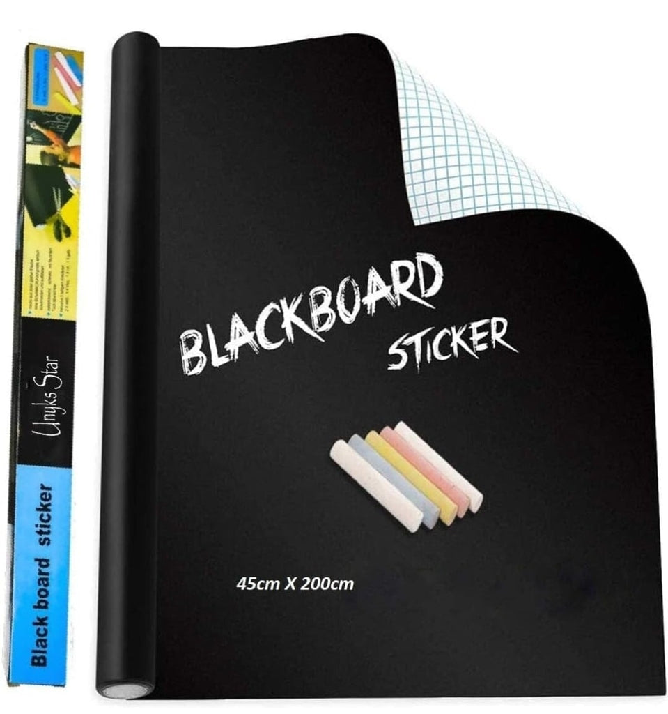 Versatile Adhesive Chalkboard: Transform Any Surface Instantly! Art and Crafts KidosPark