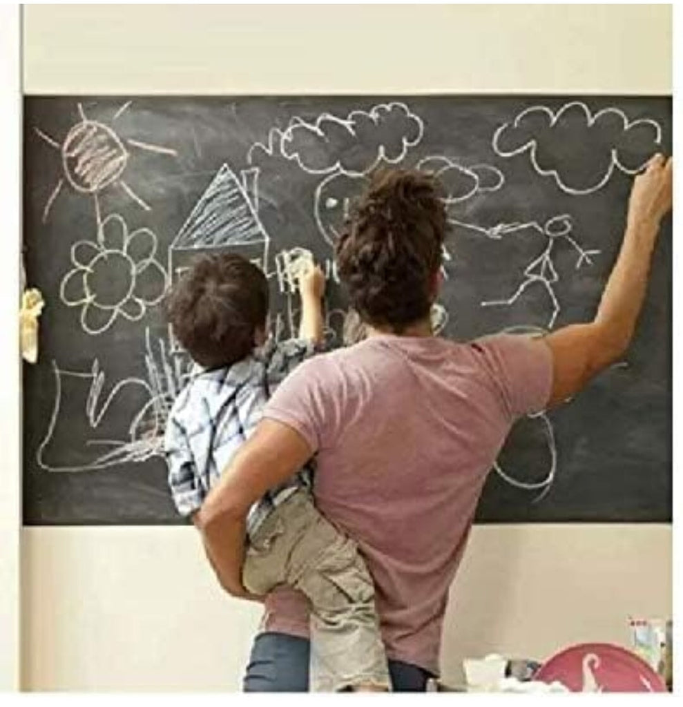 Versatile Adhesive Chalkboard: Transform Any Surface Instantly! Art and Crafts KidosPark