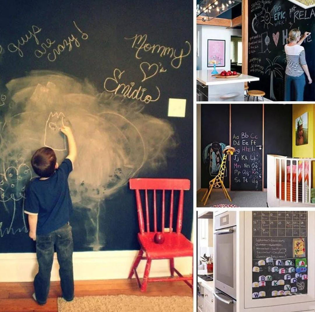 Versatile Adhesive Chalkboard: Transform Any Surface Instantly! Art and Crafts KidosPark